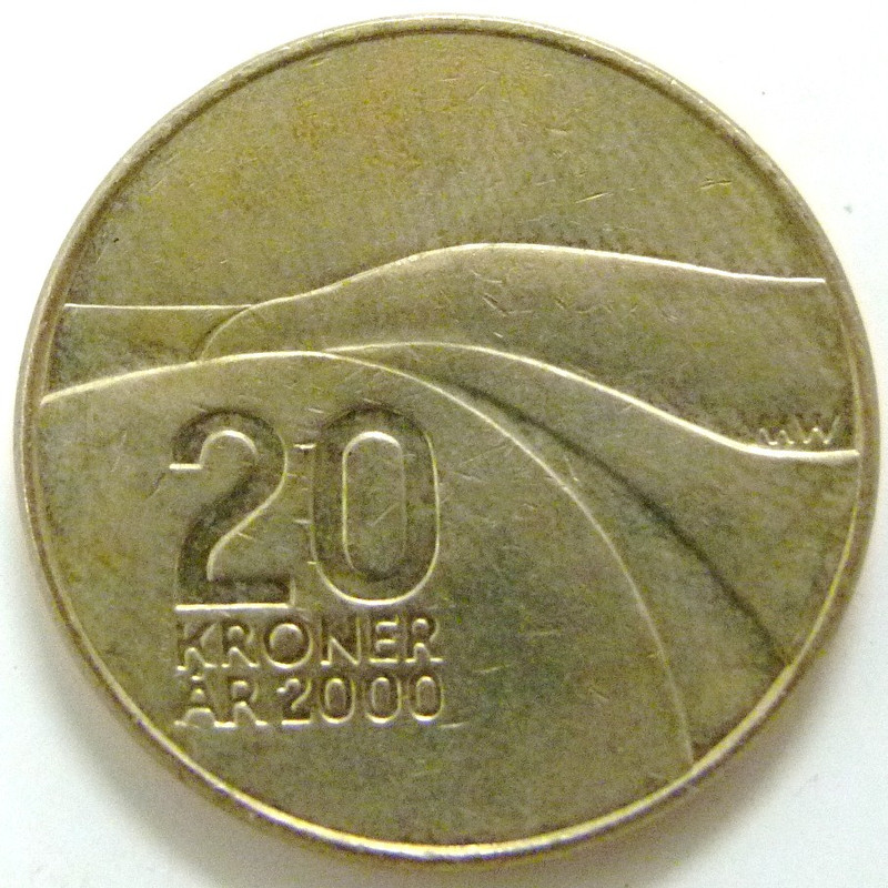 NOR. 20 Coronas (2000) - rev