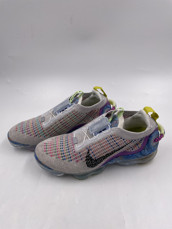 NIKE AIR VAPORMAX 2020 FLYKNIT PURE MULTI COLOR PLATNIUM/BLACK MEN US 9 EUR  42.5 | MDG Sales, LLC