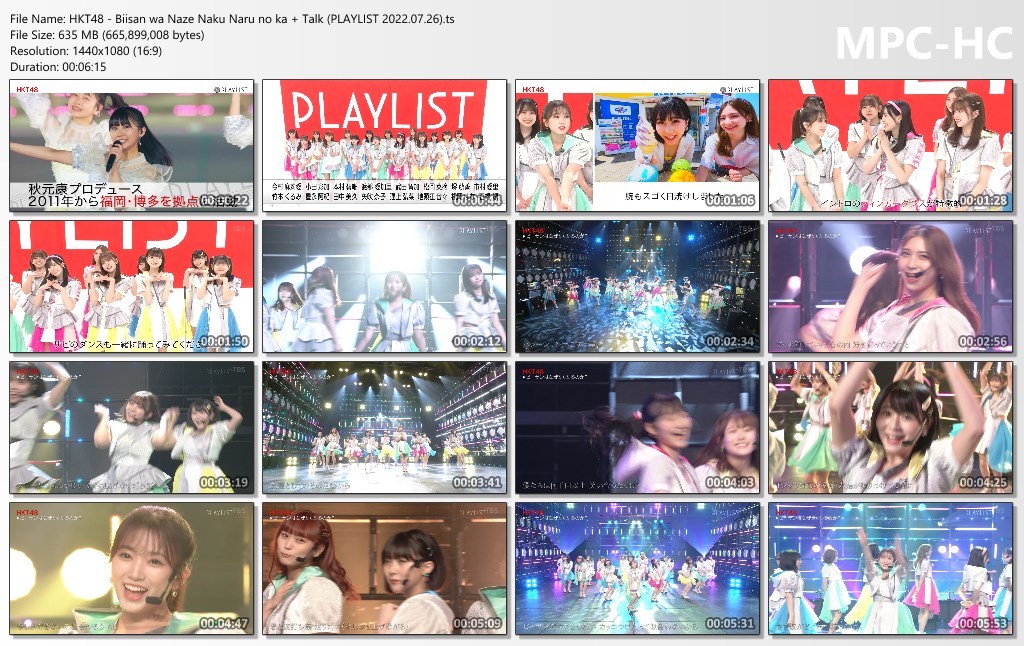 HKT48 - Biisan wa Naze Naku Naru no ka   Talk (PLAYLIST 2022.07.26).ts_thumbs