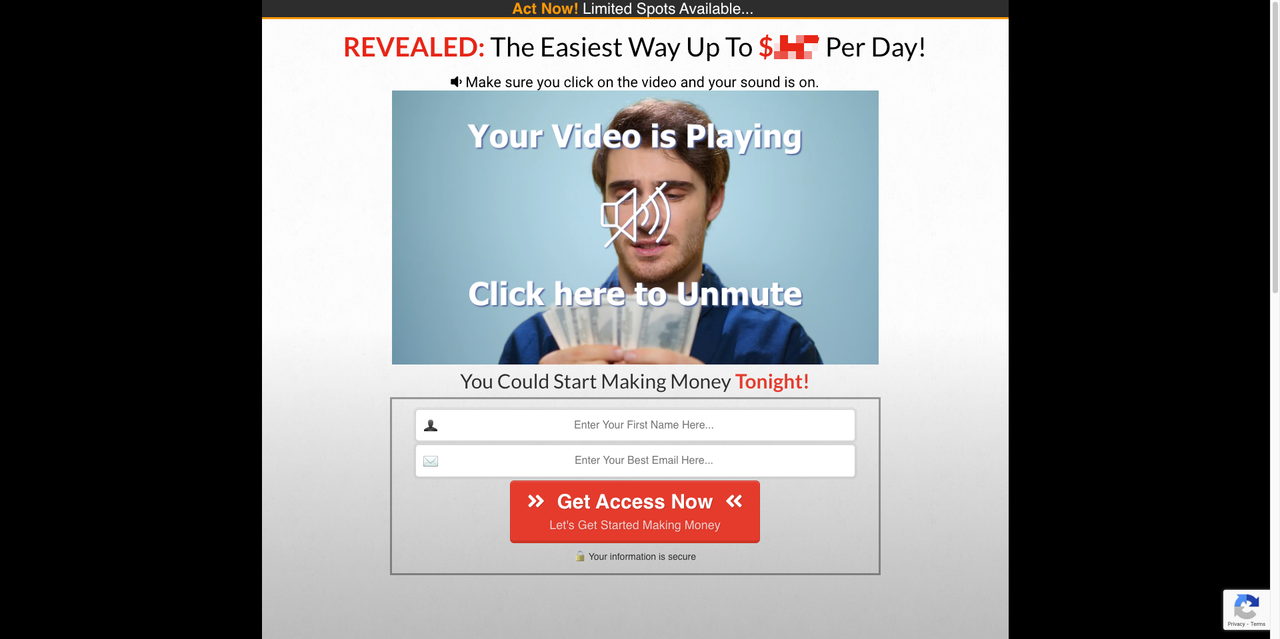 Automated Cash Site