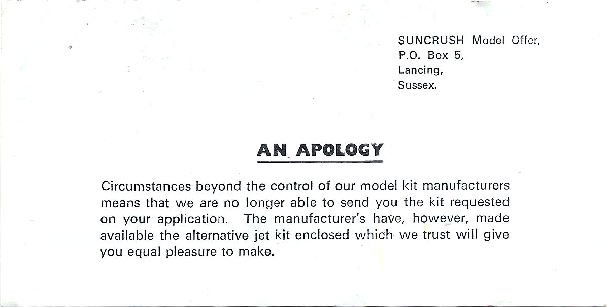 Sea Hawk Apology