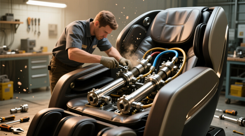 Ремонт гидравлики массажного кресла