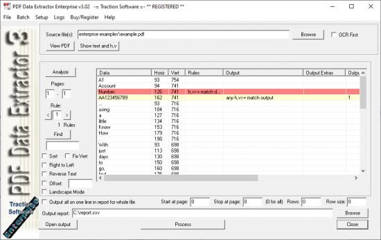 PDF Data Extractor Enterprise v3.02 PDF Data Extractor Enterprise v3.02