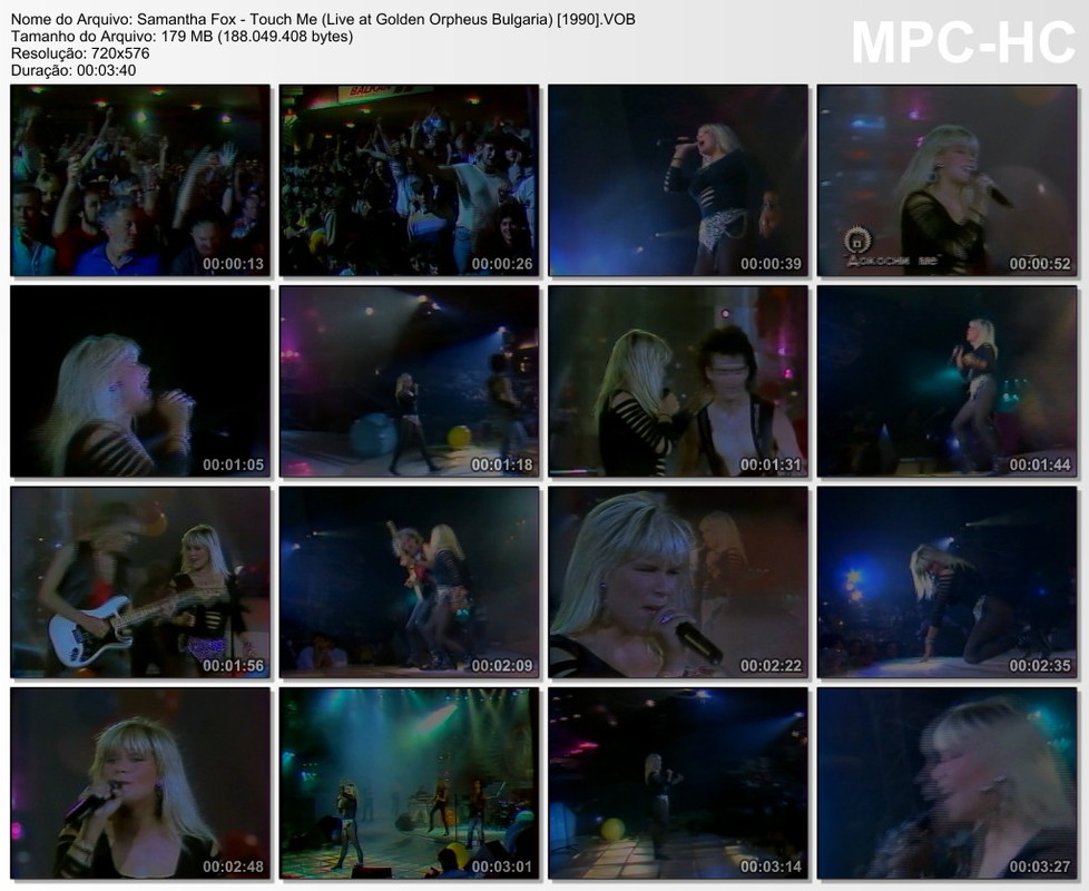 Samantha Fox - Touch Me (Live at Golden Orpheus Bulgaria) [1990]