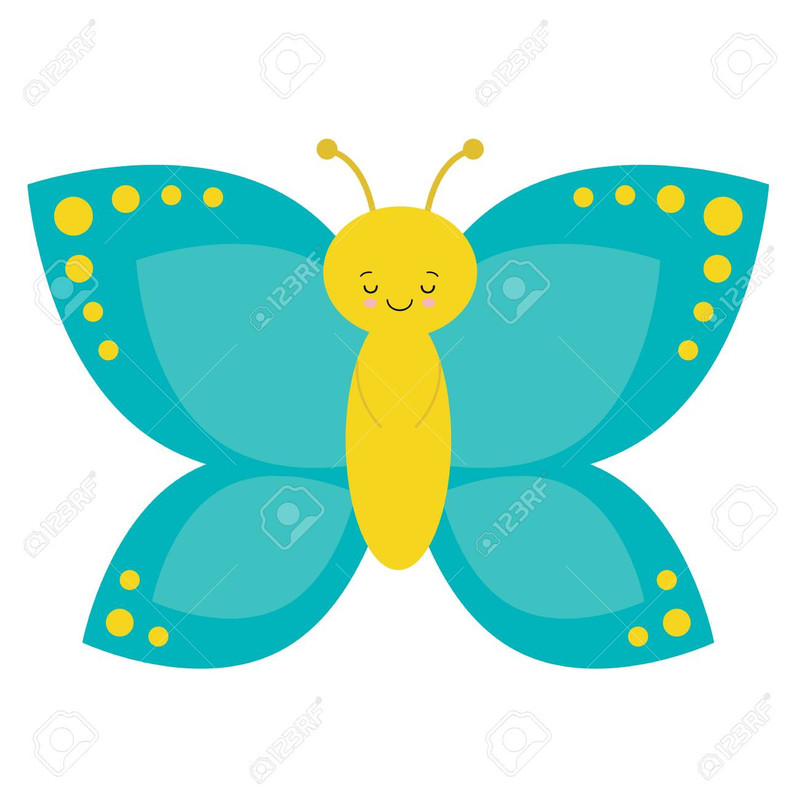 124790452-cartoon-blue-sleeping-butterfly-characters-on-a-white-background