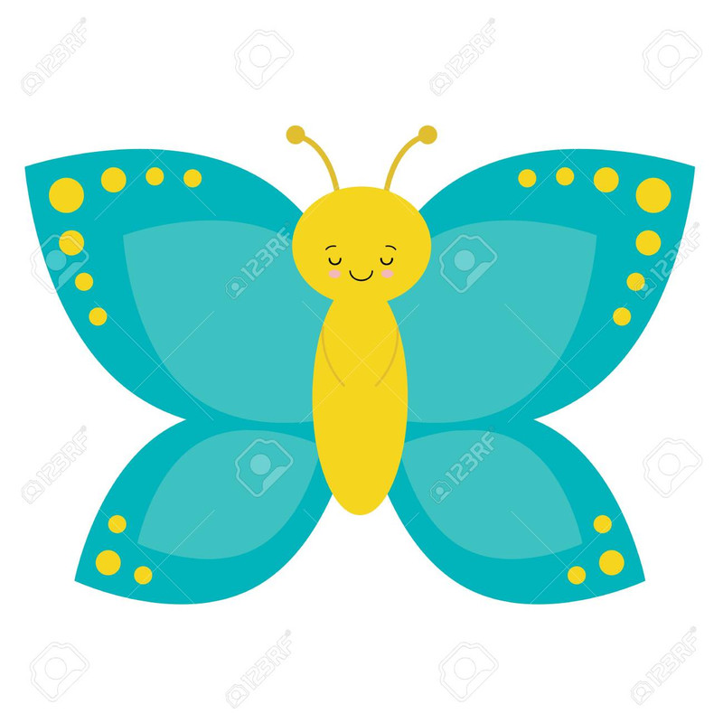 124790452-cartoon-blue-sleeping-butterfly-characters-on-a-white-background