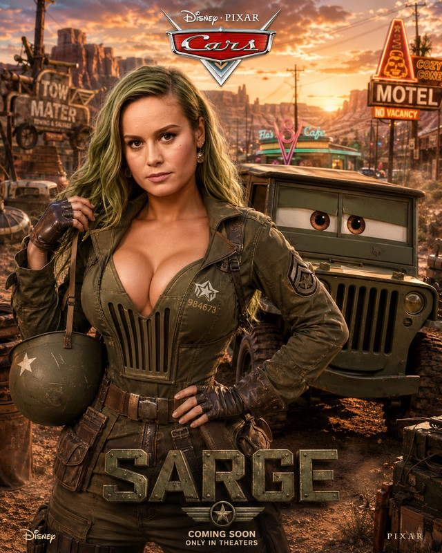 Brie Larson Sarge