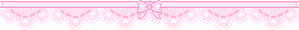pink lace divider