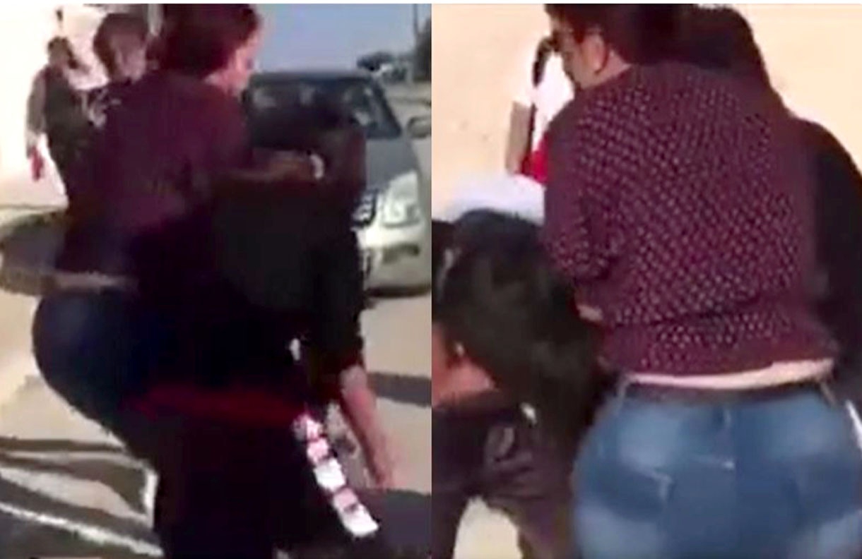 Madre ayudó a que su hija a golpear a alumna y además la insulta