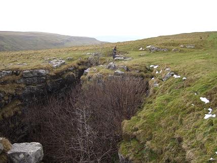 Apotropaic ‘witches’ marks and other ritual uses of caves Rowton-Pot-entrance