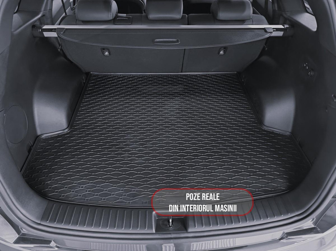 Tavita auto KIA Sorento 5 locuri 2020-prezent, protectie portbagaj, Cri-Flo, din cauciuc 100%, compatibil cu autoturismul KIA Sorento 5