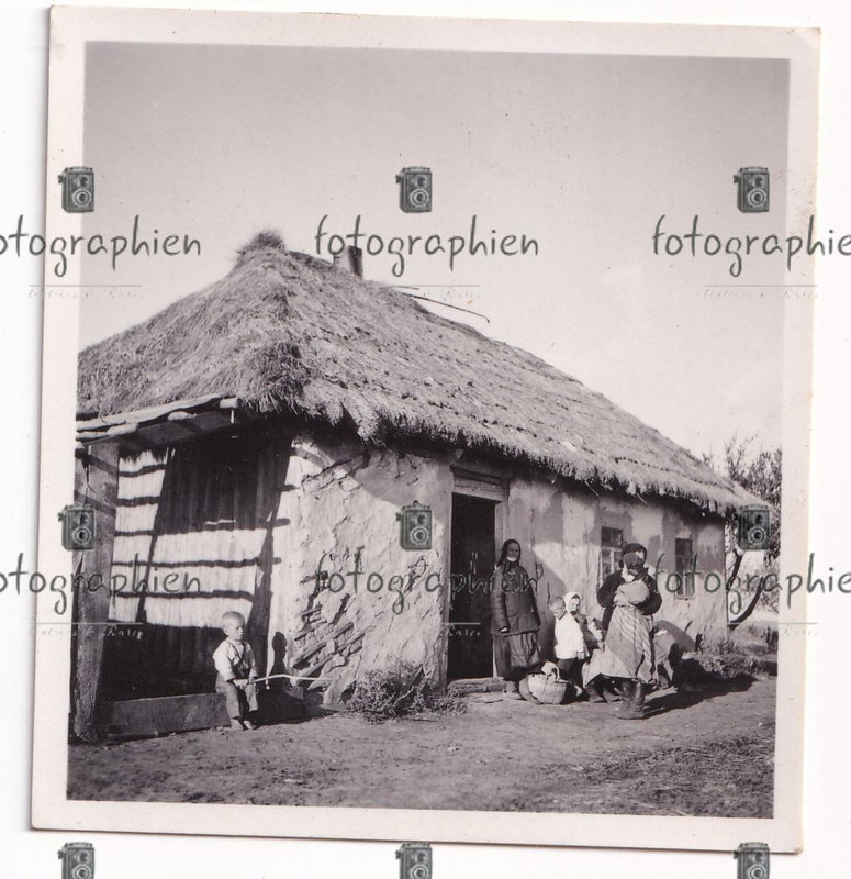 org. Foto Russland Kaukasus Bevölkerung Bauern Haus Hütte
