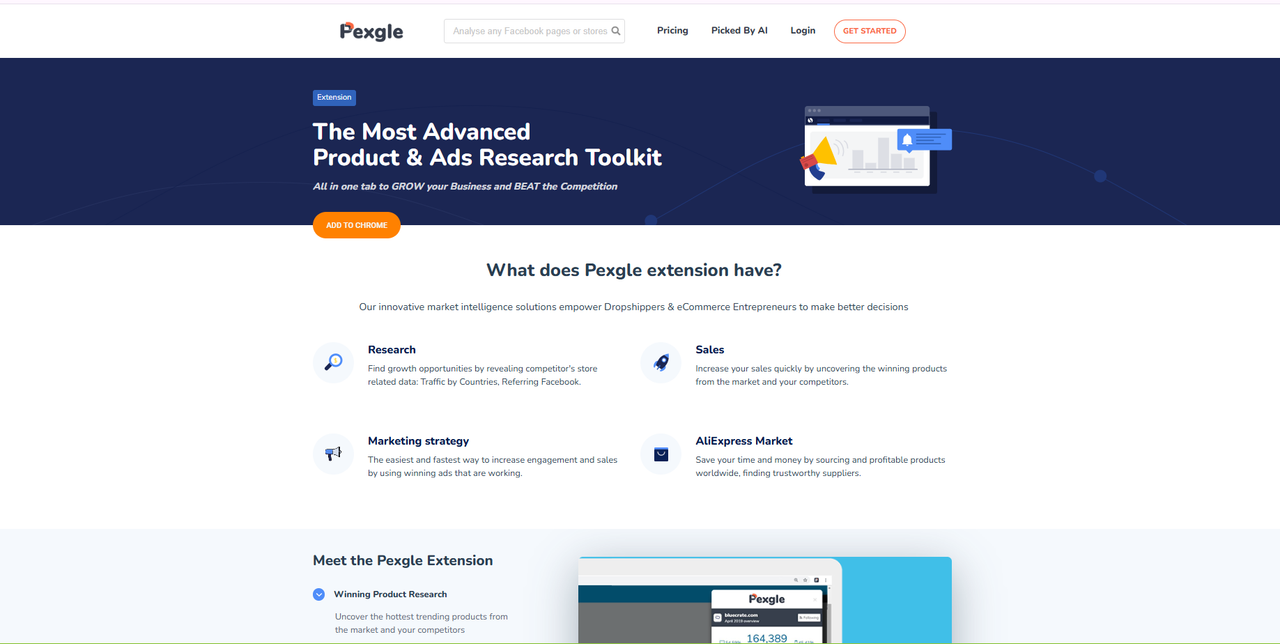Pexgle-homepage