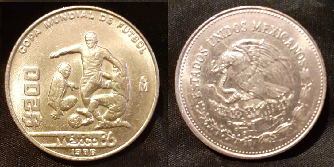 200 pesos, Mundial de México 1986 Thumbnail-20201209-124546