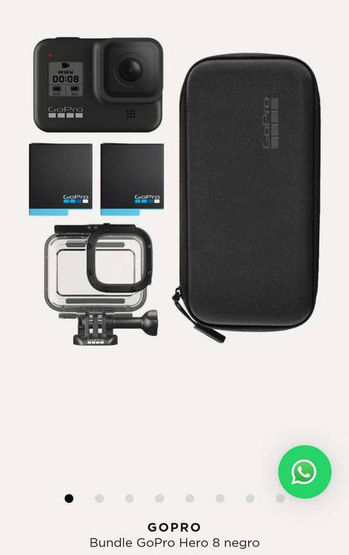 El Palacio de Hierro: Bundle GoPro Hero 8 negro