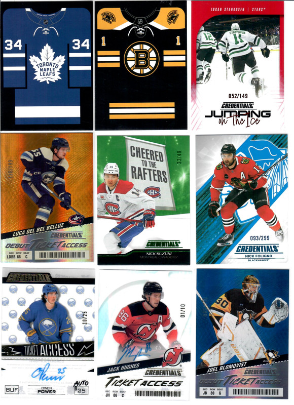 2024 25 Credentials Jack Hughes auto TA JH d to 10 Owen Power auto TA OP d to 25 Nick Suzuki