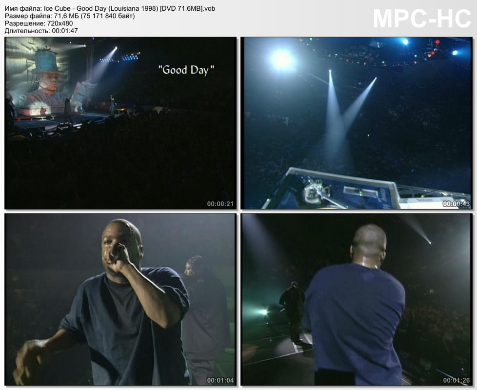 Ice Cube - Good Day (Louisiana 1998) [DVD 71.6MB]