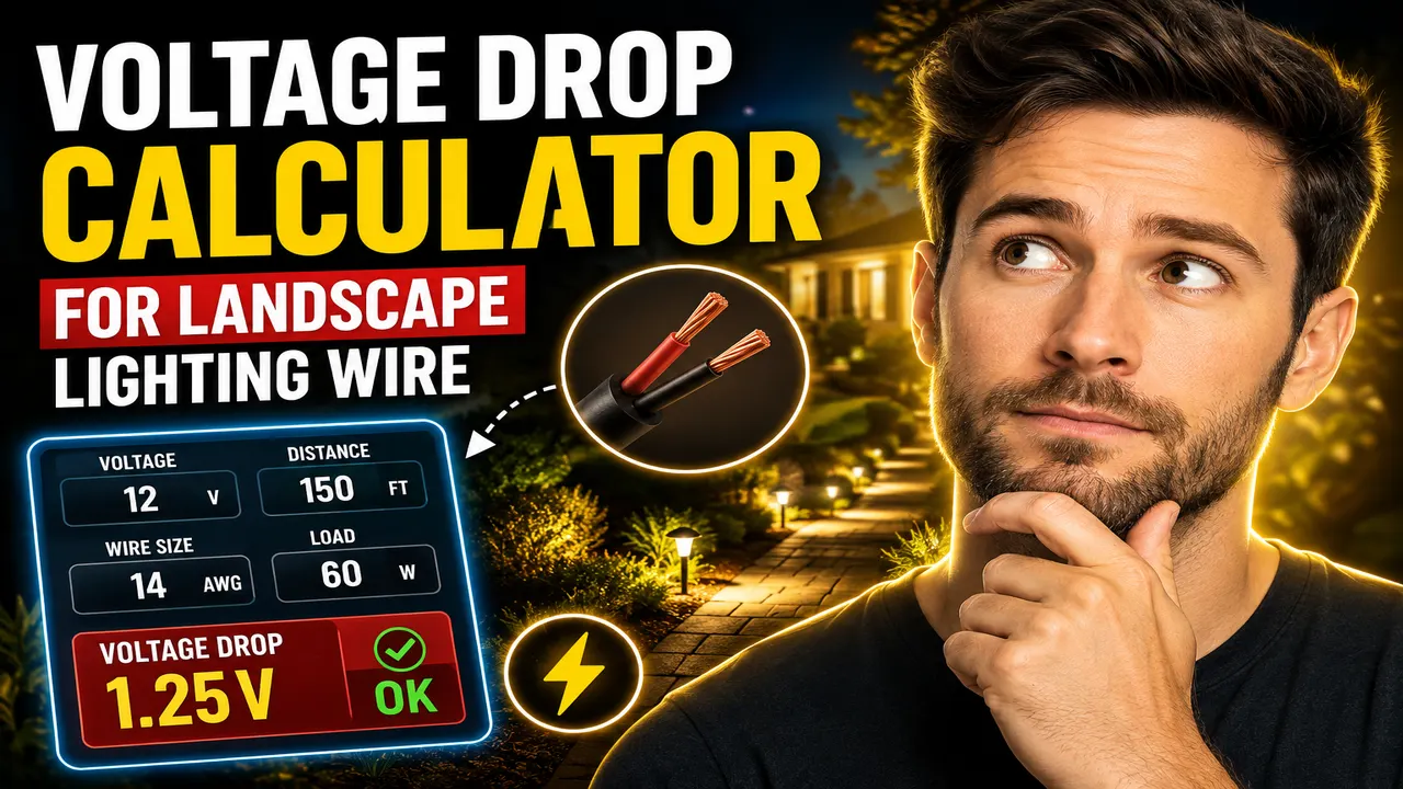 Voltage Drop Calculator For Landscape Lighting Wire
