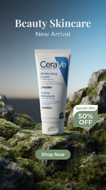 AI-generated example result for the marketing prompt: New Arrival Beauty Skincare Ad Prompt by Prompt Craft