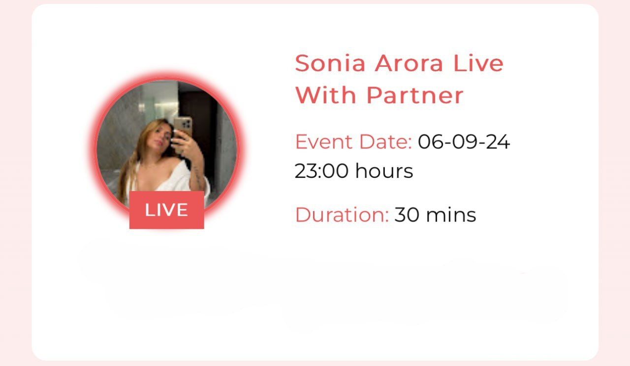 Sonia Arora New Live With Partner