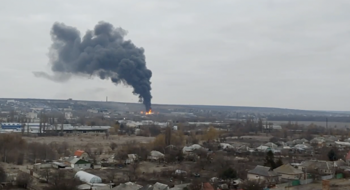В оккупированом Луганске прогремели взрывы на военных складах фашистов