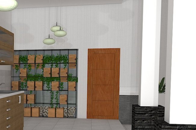 ide interior rumah sekat ruangan