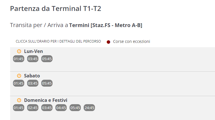 Aeropuerto Roma-Fiumicino: Traslado (desde - hasta) - Foro Italia