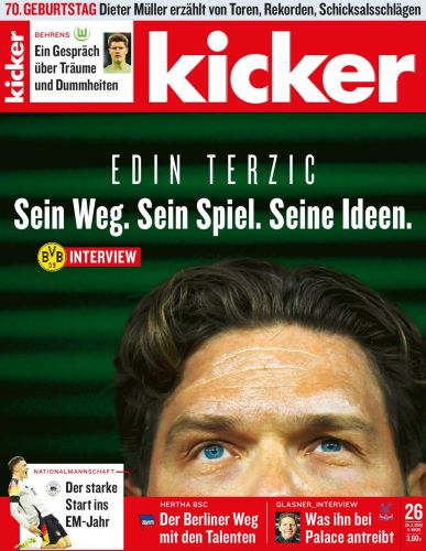 Cover: Kicker Sportmagazin No 26 vom 25  März 2024