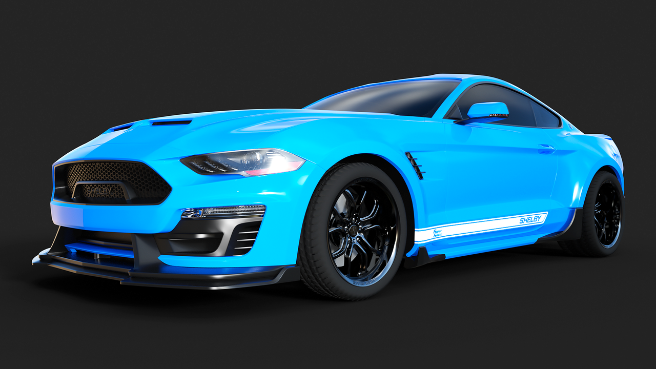 Ford Mustang Shelby Super Snake 2018 / Daz3D