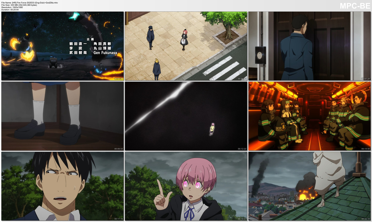 [ HR] Fire Force S02 E03 ( Eng Dub) God Zilla mkv thumbs — Postimages - Fire Force Season 3 Dub Release Date