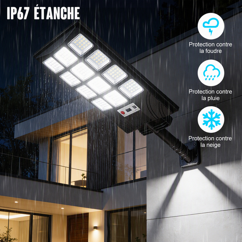 Protection IP67 – Conçu pour l’extérieur