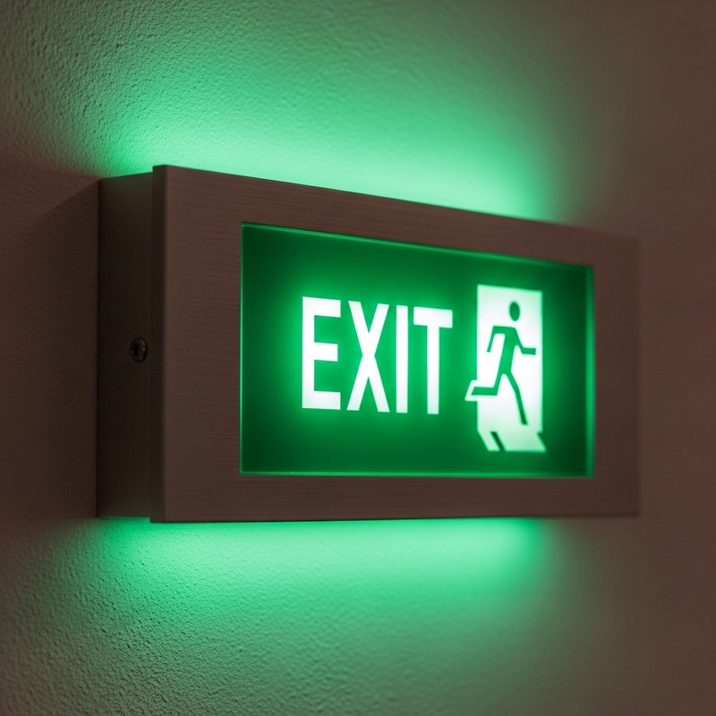 LED Emergency Exit Signage