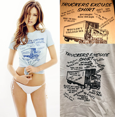 Truckers Excuse t-shirt.