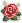 Red rose pixel