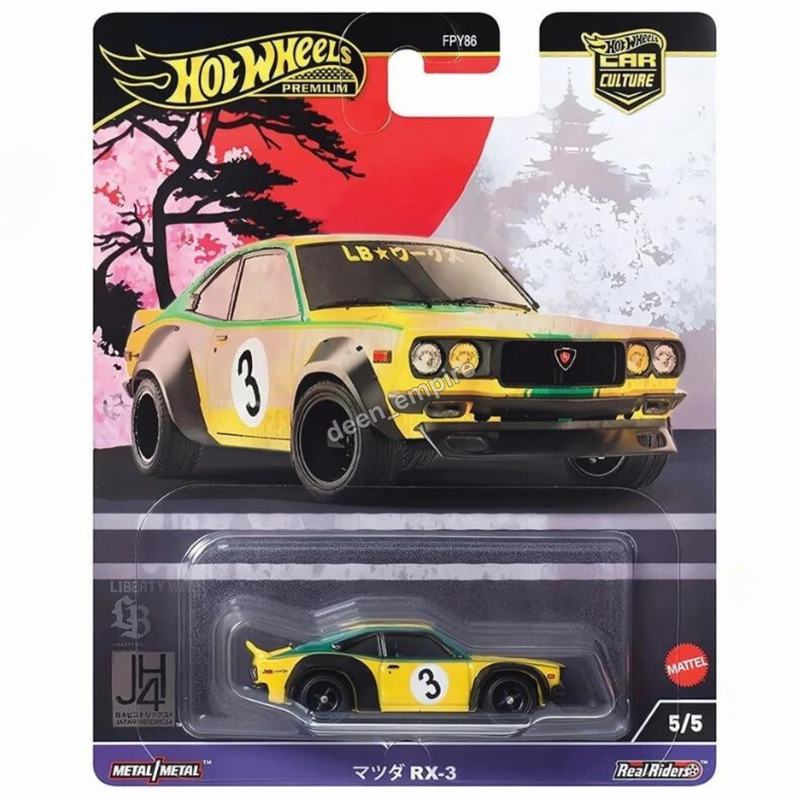 2024 Hot Wheels Premium Card Car Culture Mazda RX-3 Japan Historic