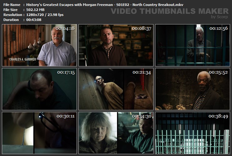 History's Greatest Escapes with Morgan Freeman - S01E02 - North Country Breakout.mkv