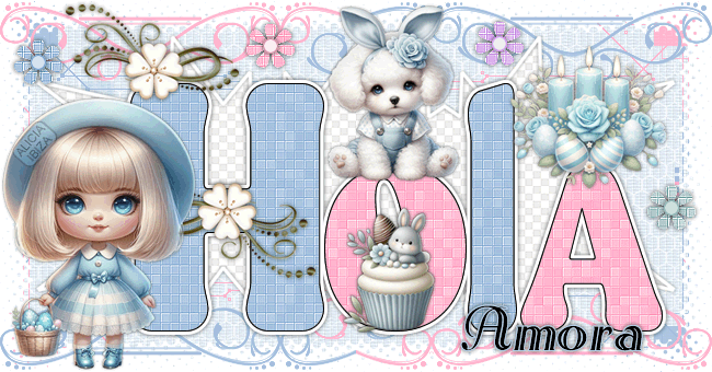 Hola Whimsy Easter amora