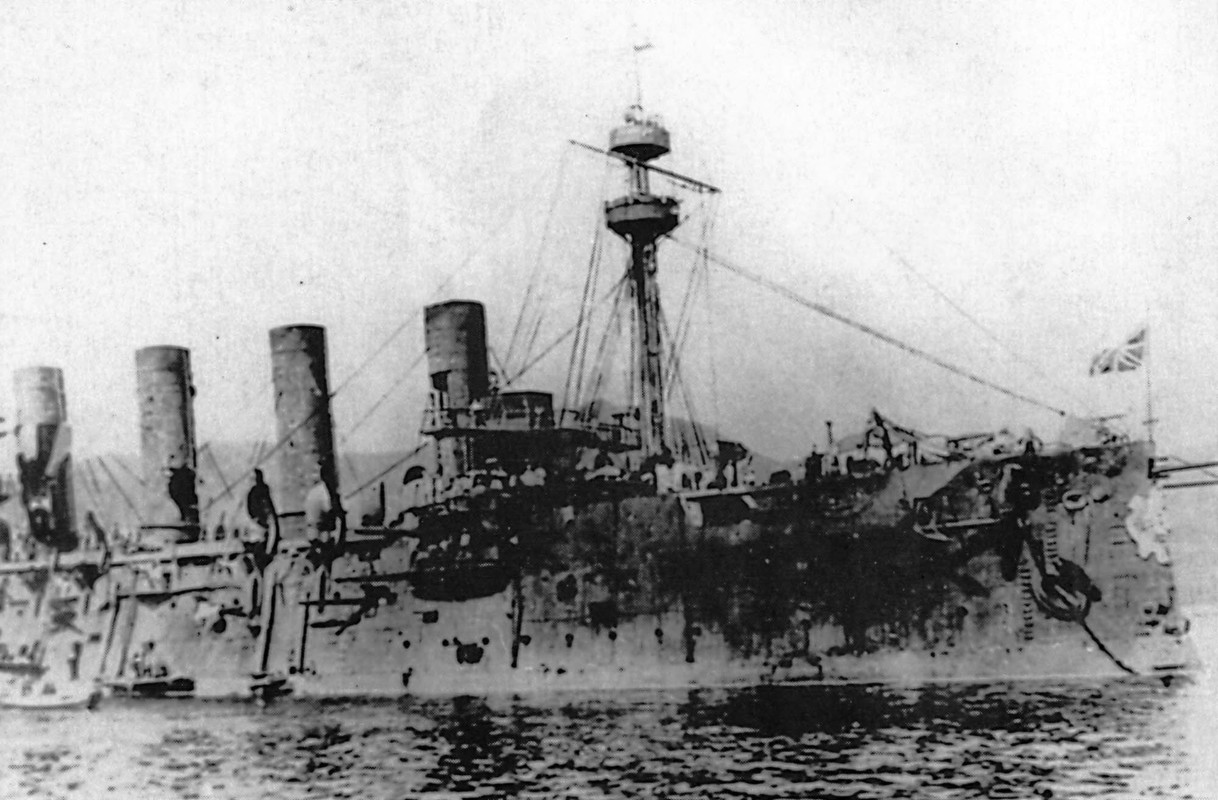 Россия после боя в Корейском проливе в августе 1