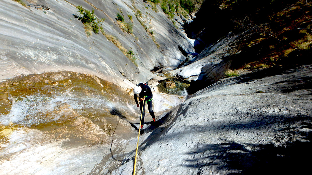 Canyon de Besse intégral Laruns Eaux-Chaudes 30 rappels