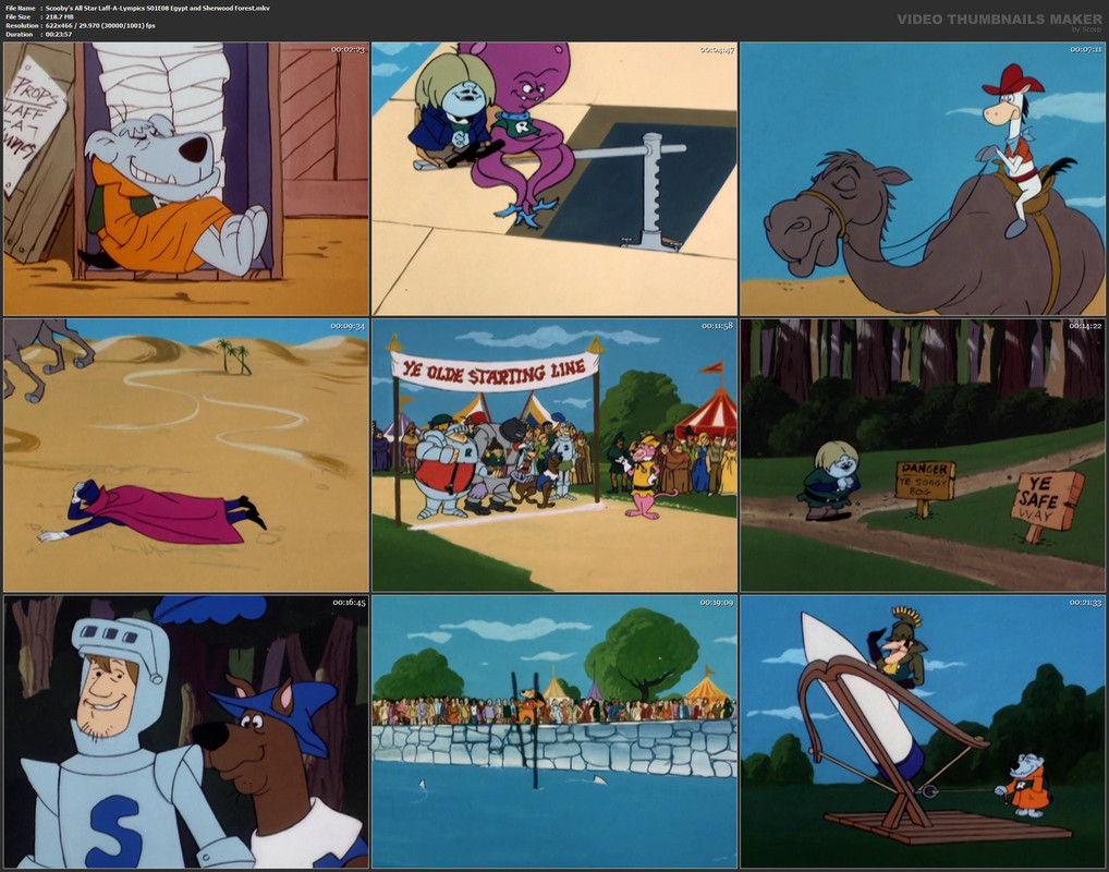 Scooby's All Star Laff-A-Lympics S01E08 Egypt and Sherwood Forest.mkv
