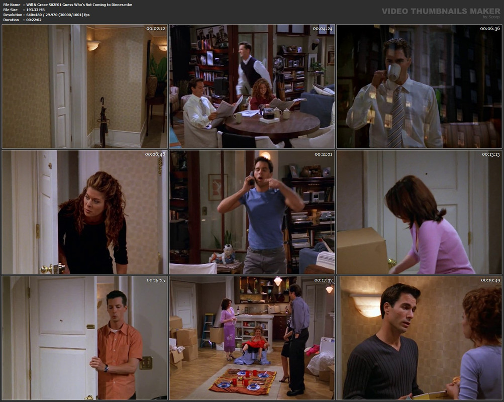 Will & Grace S02E01 Guess Who's Not Coming to Dinner.mkv
