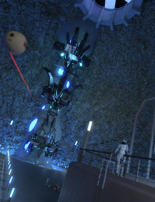 SC20 Cave 01. with Alien Artifact SC20 Cave 01. with Alien Artifact