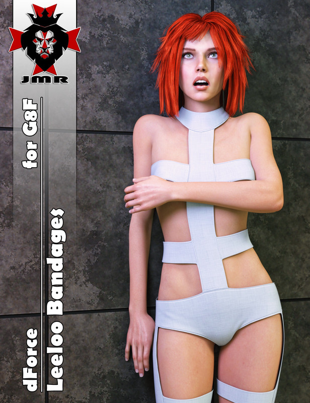 JMR dForce Leeloo Bandages for G8F