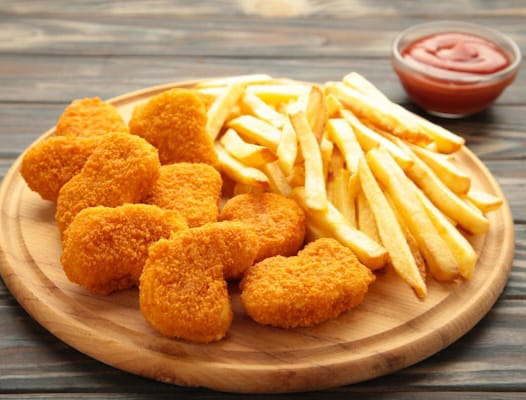 Nuggets con patatas
