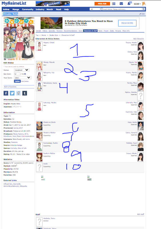 1599 - 8TKA7da Hinako Note 10 characters