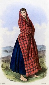 How did plaid kilts become feminine clothing? Kilt-44