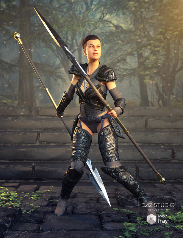 promo art spear set human