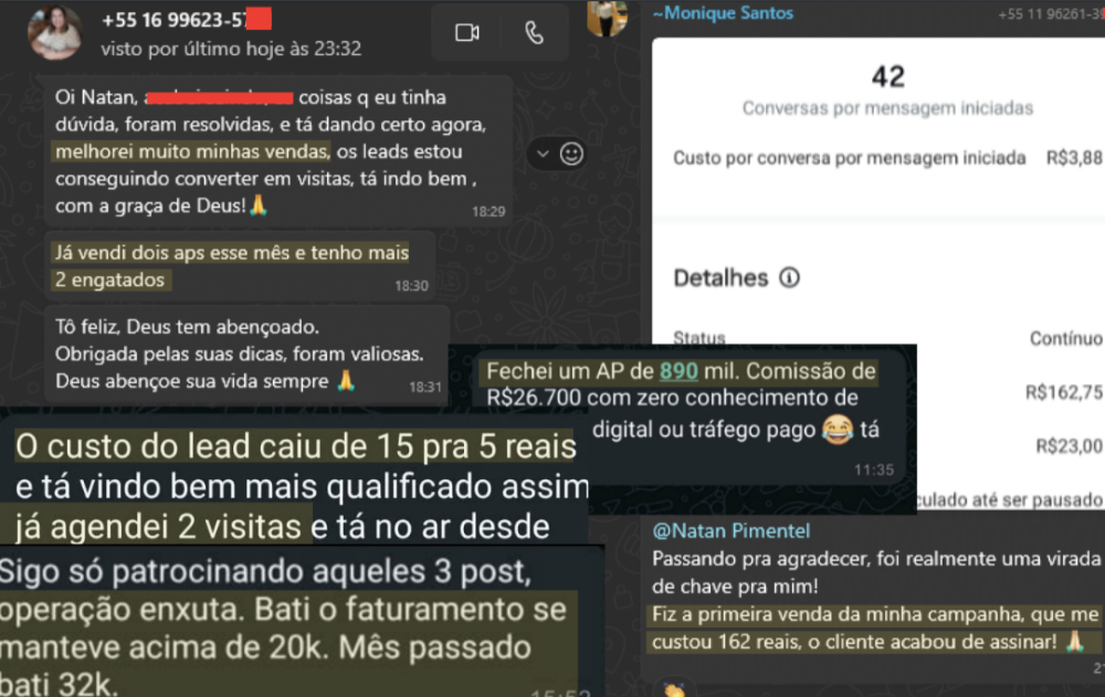 Depoimento de cliente 1