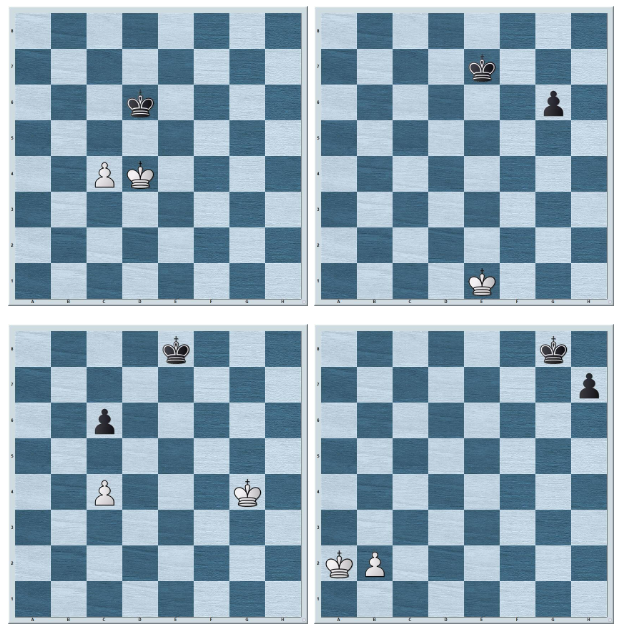 till on X: Endgame pawn structure in Ruy Lopez exchange variation games.  White should pass a pawn 🙈 and win #chessendgame #theory   / X