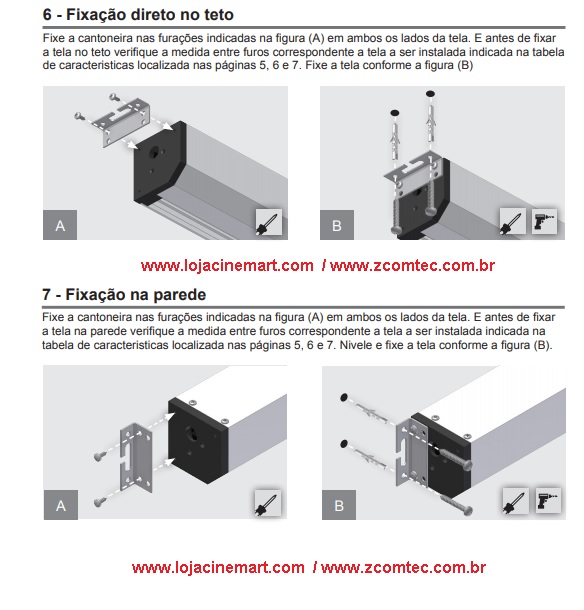 Tela Projeção Eletrica 4:3 GBV-100 Tensionada Gaia